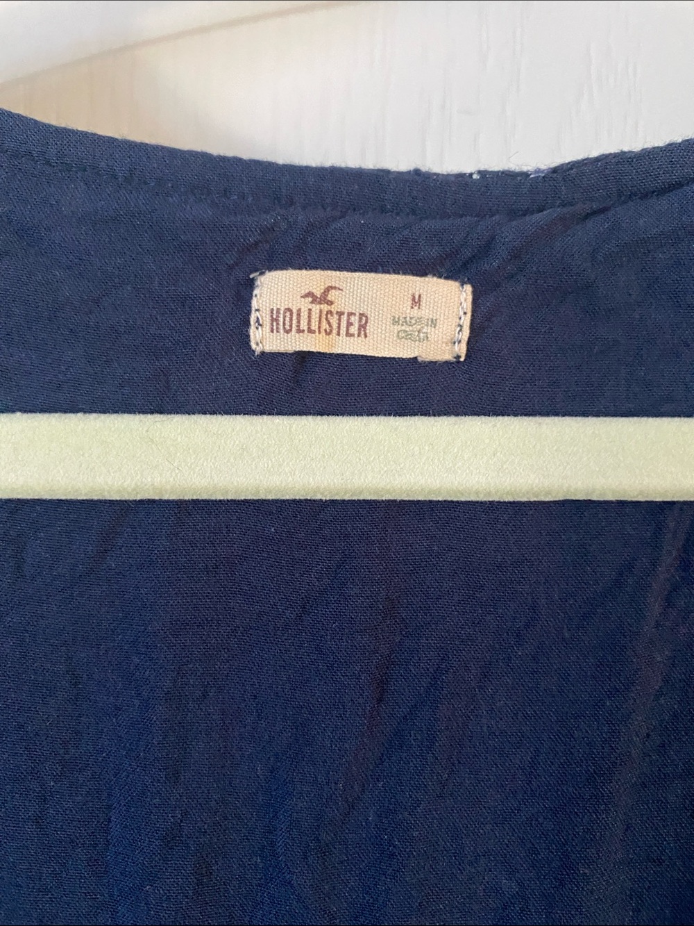 Hollister Navy Lace V-Neck Mini Dress - Picture 2 of 6